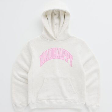 Madhappy Campus Fleece White Hoodie