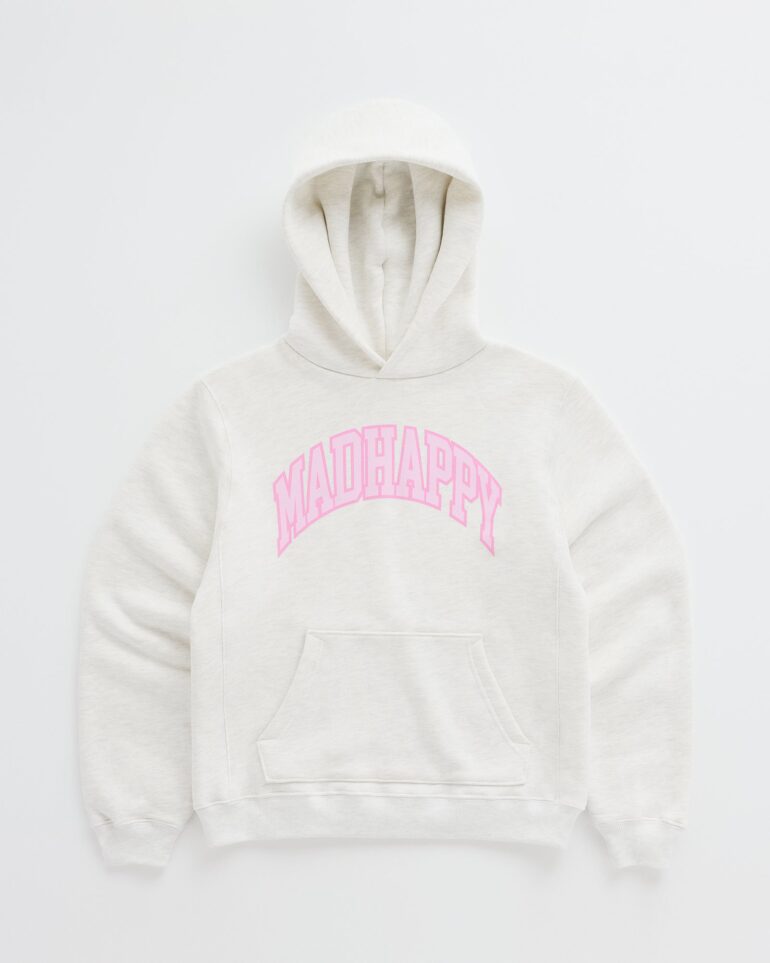 Madhappy Campus Fleece White Hoodie