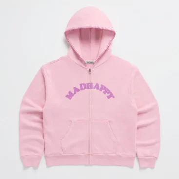 Madhappy Cooper Midweight Zip Up Hoodie Lychee