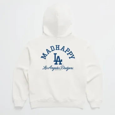 White Madhappy x Dodgers I Love LA Hoodie