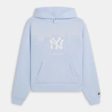 Mad Happy Sky Blue Fleece NY Hoodie